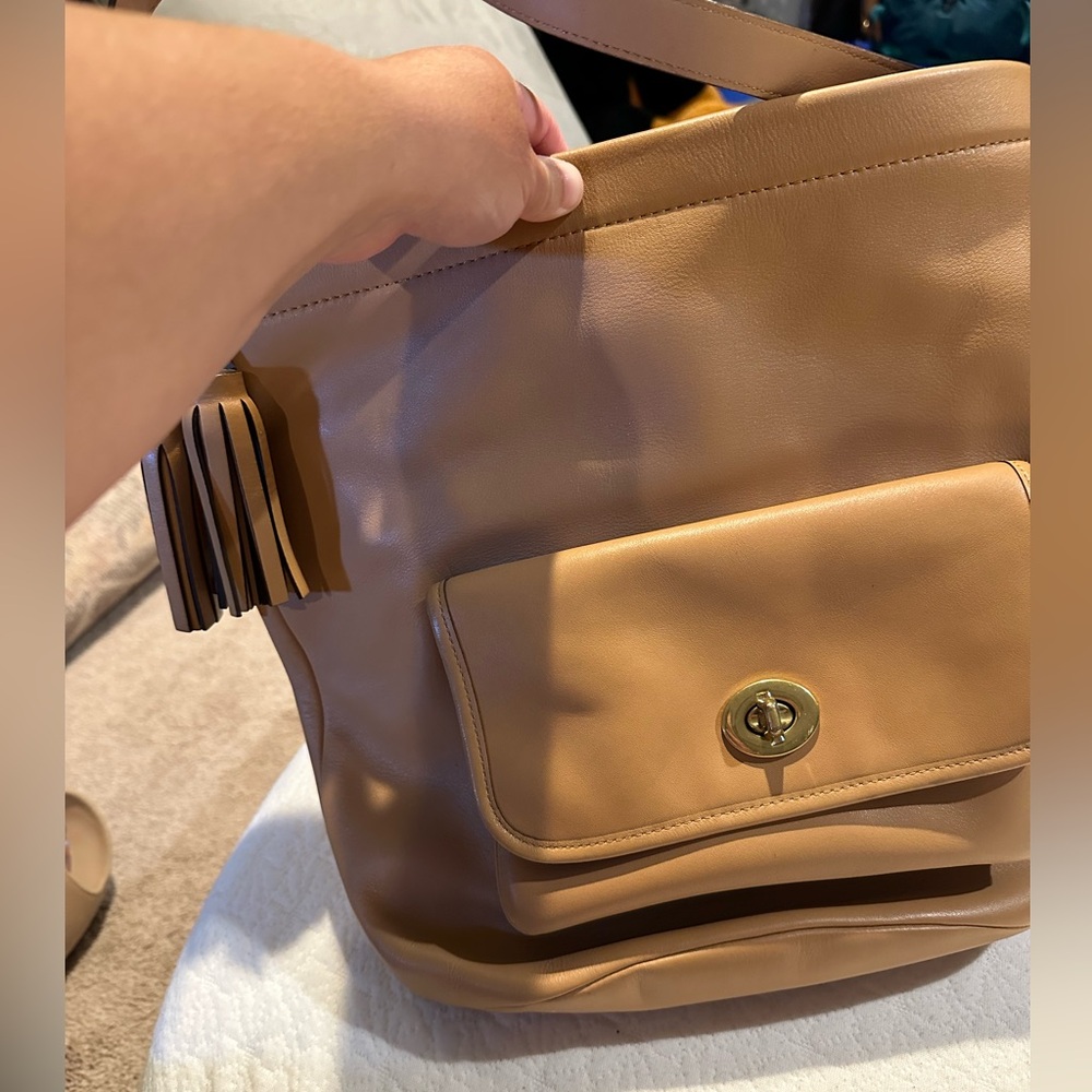 Vintage Coach bag. I’ve had this for about 15 years.